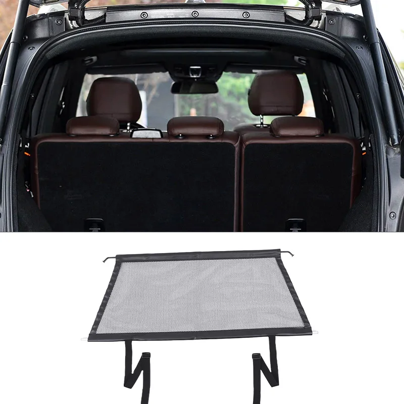 For Mercedes benz ML 2013-2016 Car Modeling Trunk Safety Isolation Protective Netting Pet Fence Netting Car Accessories