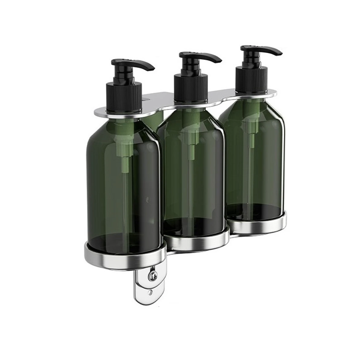 Dispenser sabun kamar mandi, untuk kamar mandi, Dispenser sabun Manual, pompa Manual aman, pemasangan hemat ruang, penggunaan serbaguna