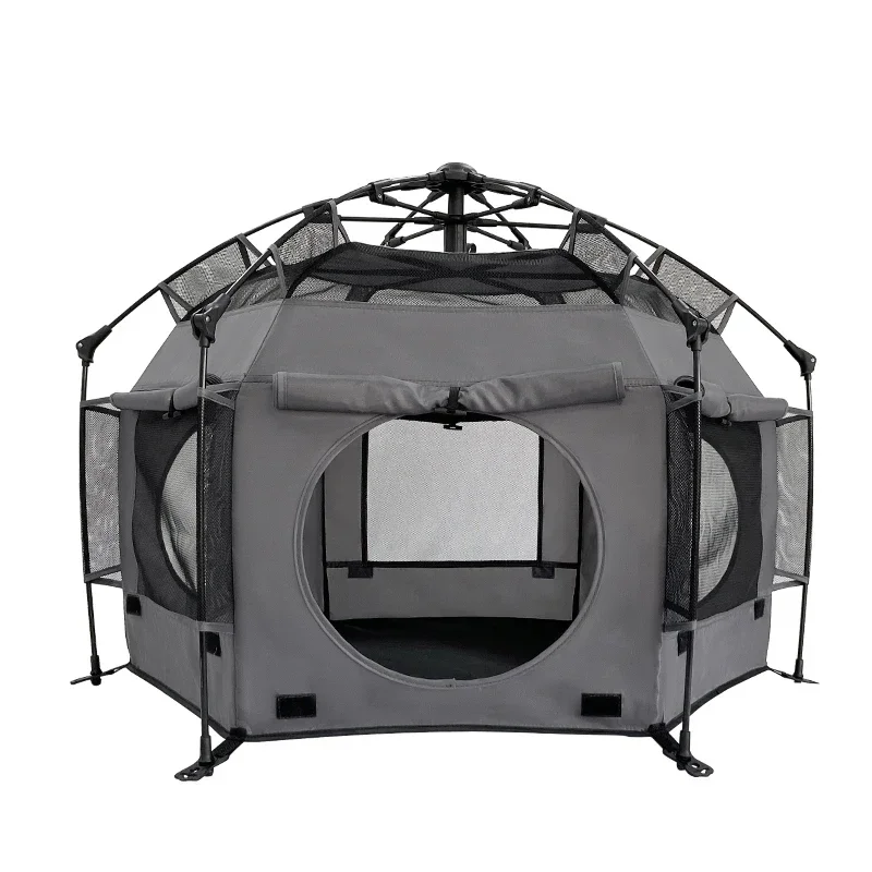 Hexagonal frame pet tent, thickened design, suitable for outdoor camping and foldable furniture