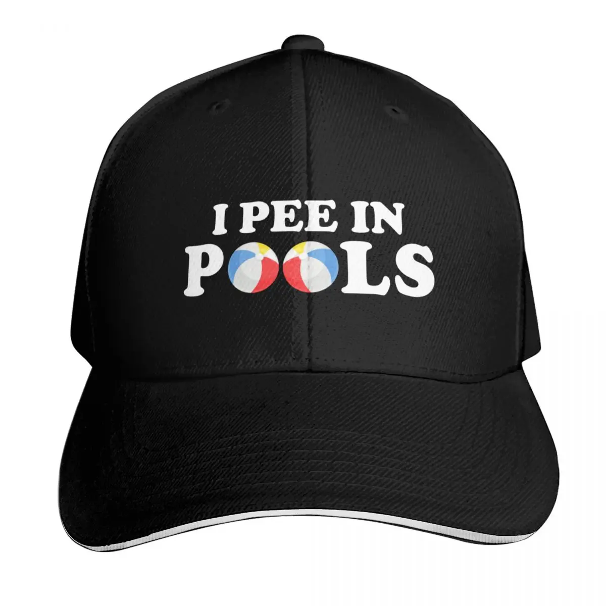 Funny I Pee In Pools Baseball Cap Outdoor Golf Running Hiking Summer Beach Travel Streetwear Hip Hop Trendy