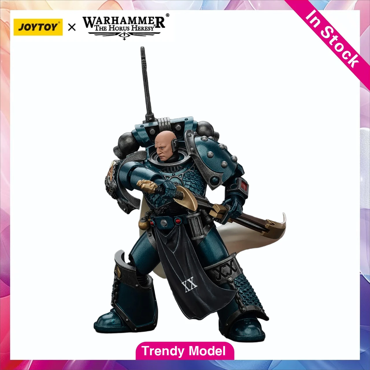 

【TM】JOYTOY Warhammer 40K Scale 1/18 Action Figure Alpha Legion Harrowmaster Armillus Dynat Model Toy Gift