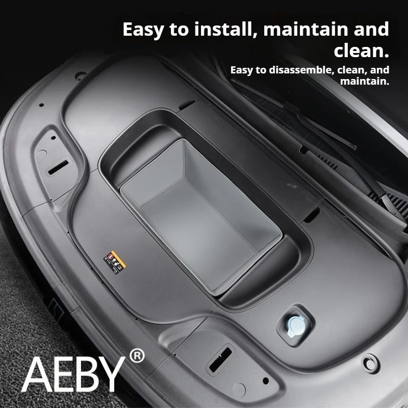 

AEBY для ZEEKR 7X 2024 2025, коврик для хранения переднего багажника автомобиля, водонепроницаемый противоскользящий вкладыш для багажника, аксессуары для интерьера на заказ