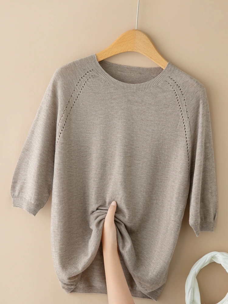 

Ранняя осень, свободная женская футболка ort Sve, повседневная толстовка с капюшоном, модный молодежный базовый слой, вязаная, мягкая, чистый цвет