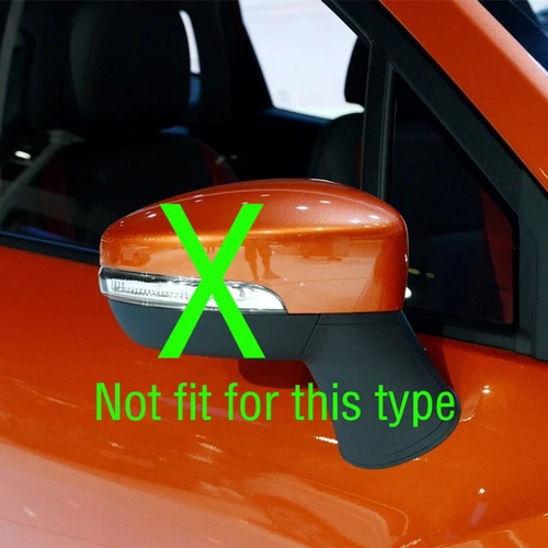 Imagen 2 del producto LHD para Changan CS15 2019-2021 CS35 Plus 2018-2020 luz de señal de giro de espejo lateral lente de lámpara marco de espejo retrovisor cubierta inferior