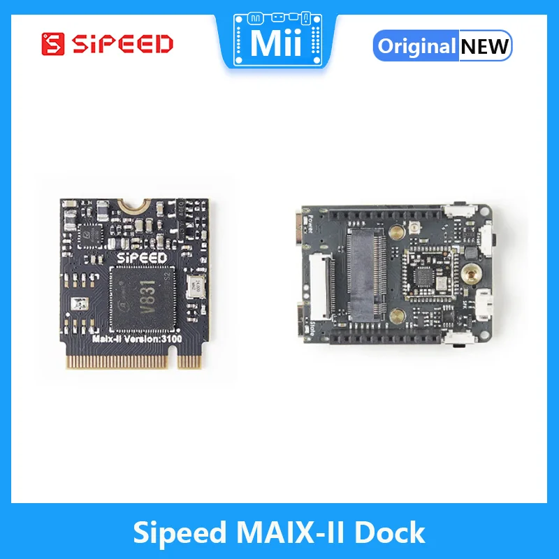 Sipeed MAIX-II Dock Is Een Aiot Vision Board Gedreven Door Allwinner V831, Met Wifi, 2 Miljoen Pixel Camera, 1.3 Inch Scherm