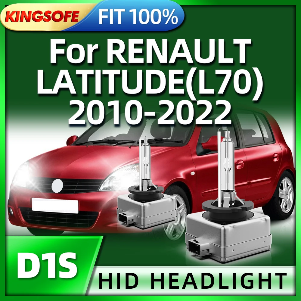 KINGSOFE D1S Xenon Bulbs HID Headlights 6000K Car Lights For RENAULT LATITUDE(L70) 2010 2011 2012 2013 2014 2015 2016 2017-2022