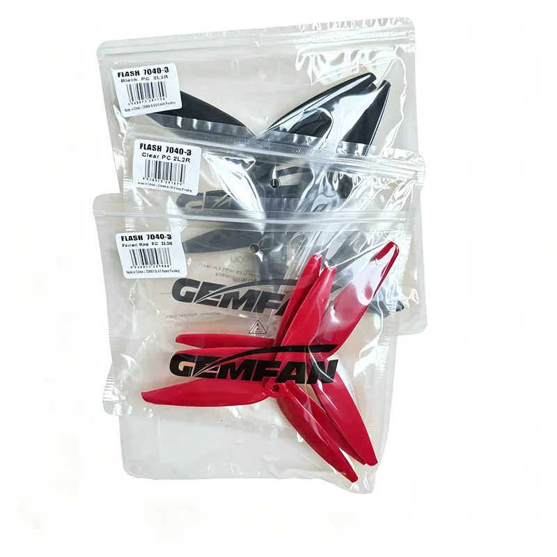 

Пропеллер Gemfan 7040 Tri-blade 7x4.0 дюйма, плавная тяга, идеально подходит для FPV-дронов для дальних полетов и мягкого полета.