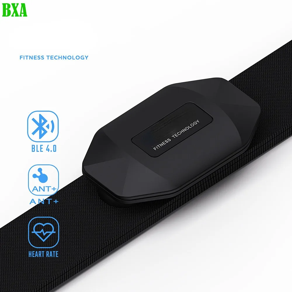 

New Heart Rate Monitor Chest Strap Bluetooth 4.0 ANT Fitness Sensor Compatible Belt Wahoo Polar Garmin Connected Outdoor Band