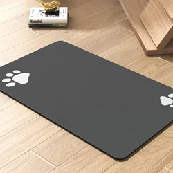 1pcs Pet Placemat Dog Food bowl Mat Cat Dog Drinking Feeding Placemat Waterproof Pet Bowl Pad Feeder Easy to Clean Dog Food Mat