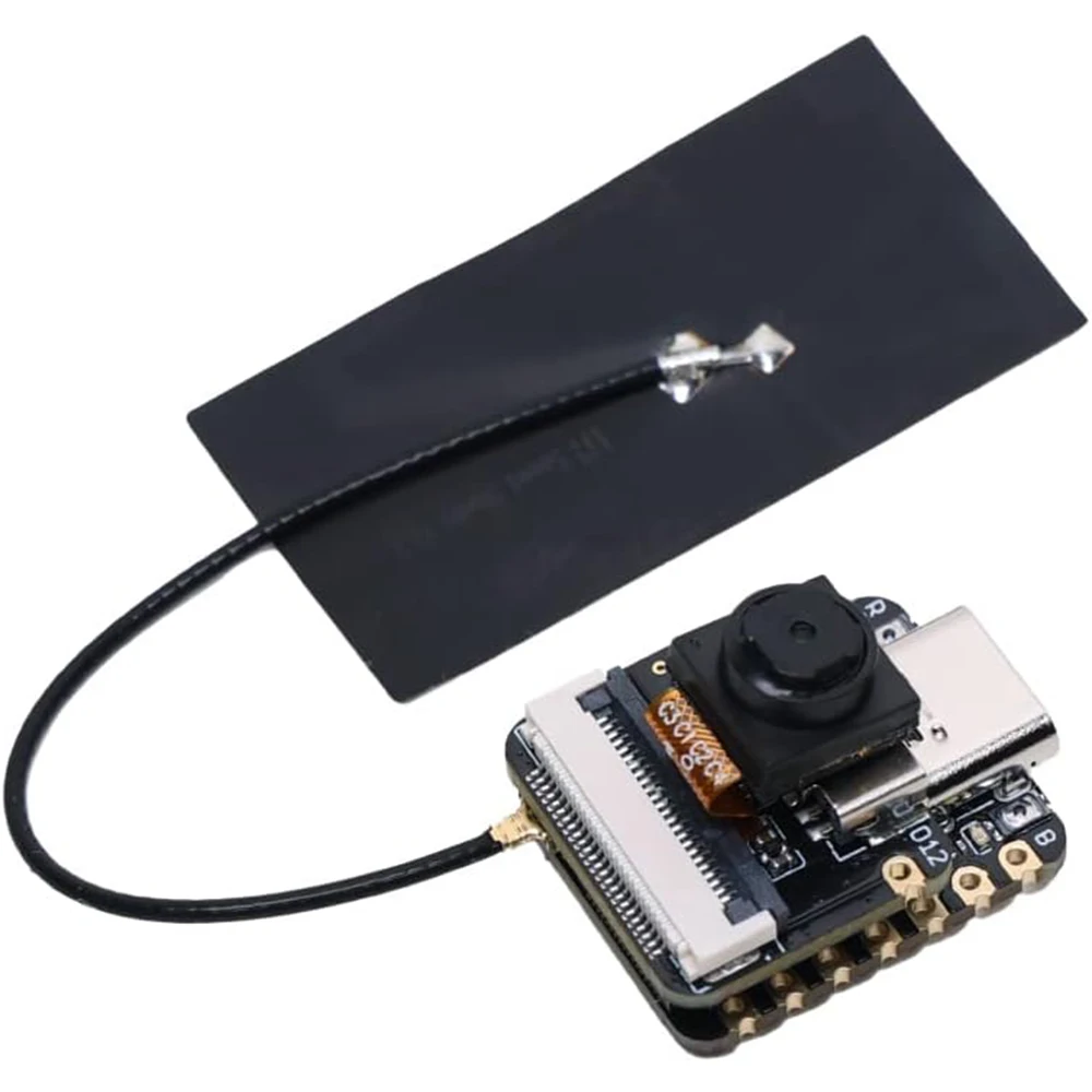 Seeed Studio XIAO ESP32 S3 Sense(Supports Arduino) - 2.4GHz Wi-Fi, BLE 5.0, OV2640 Camera Sensor, Digital Microphone, 8MB PSRAM,