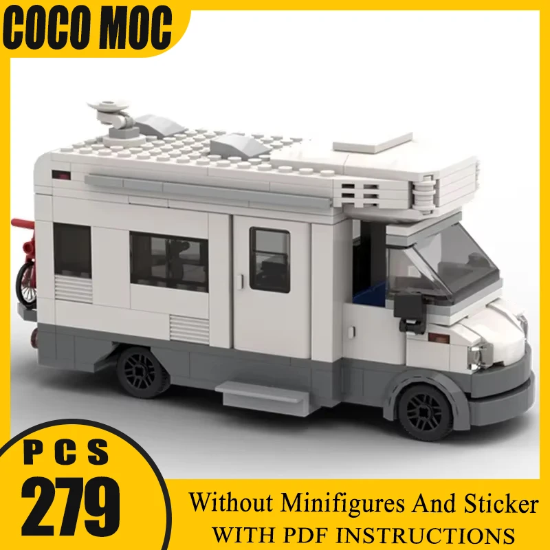 

Автодом, кемперван, технология, модульные блоки, Moc, строительные кирпичи, городская модель автомобиля, подарки, игрушки для детей, наборы «сделай сам», сборка