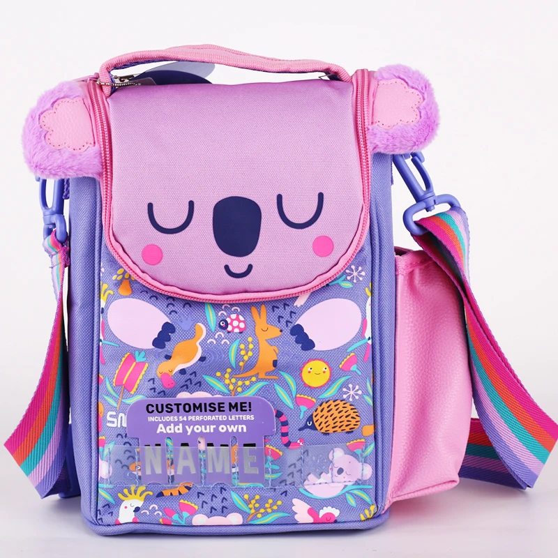 Australia smiggle purple koala purple rabbit series schoolbag student kawaii backpack pencil case meal bag pencil case gift