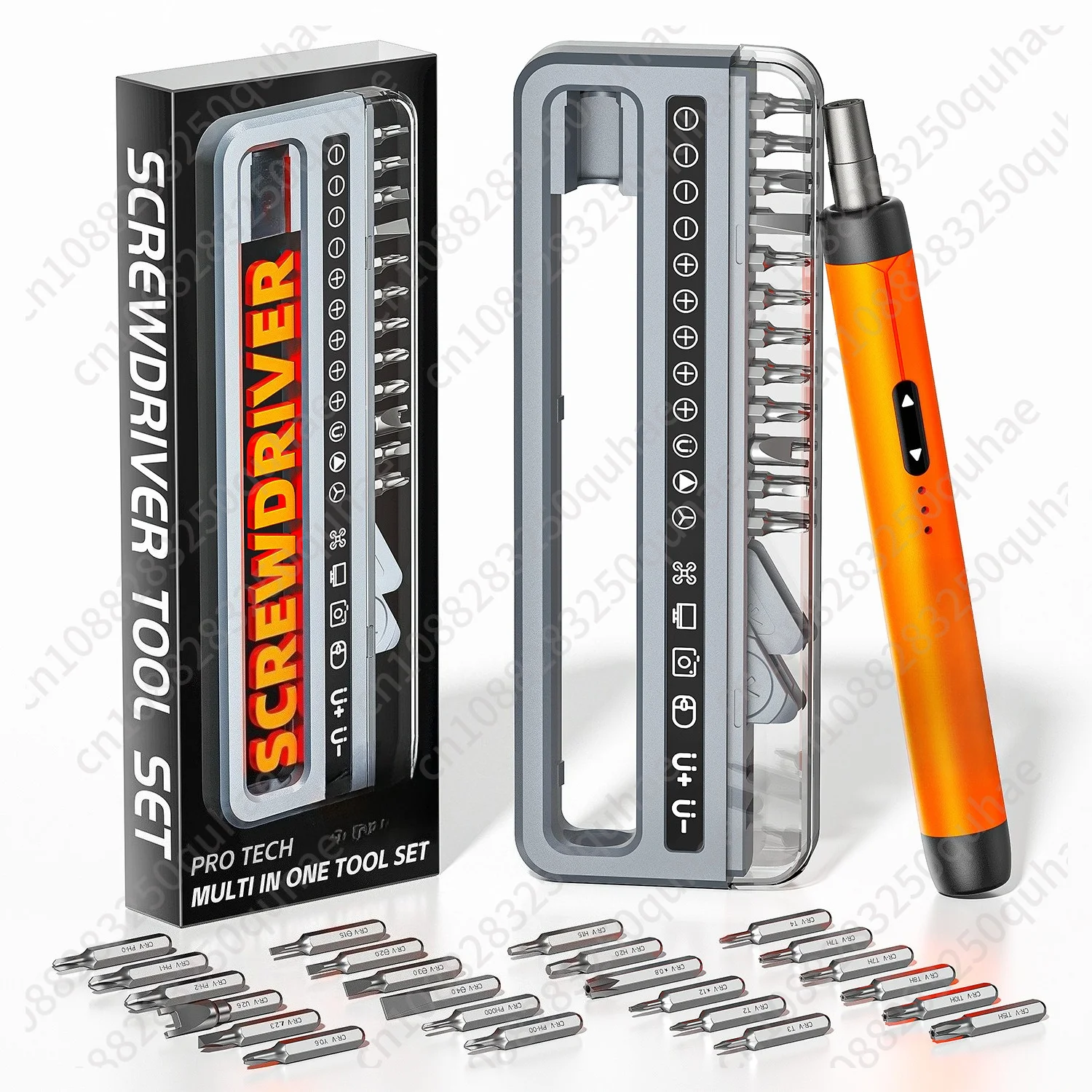 Mini Portable Micro Electric Rechargeable Screwdriver 32-in-1 Precision Screwdriver Home Repair Tool Set