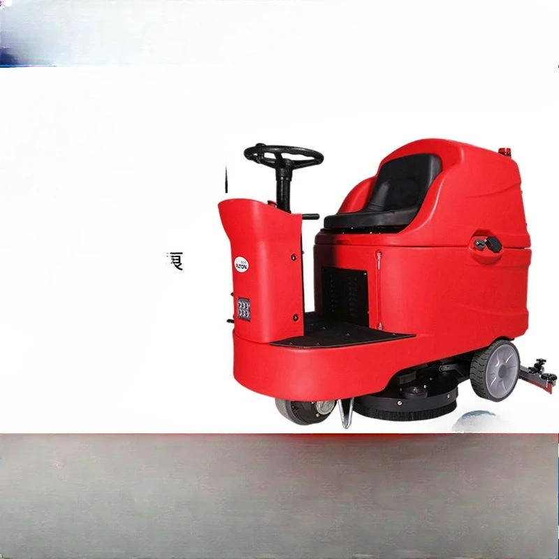Drive-onself-propelled washing machine, commercial suction and towing factory workshop, shopping mall property sweeper industry