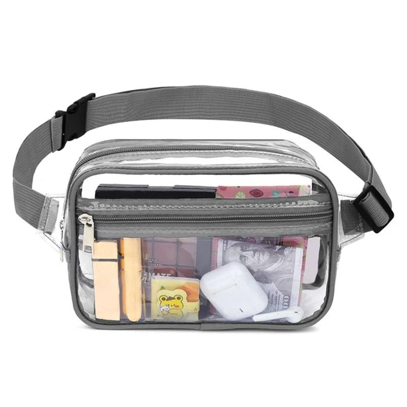 

G5AE Clear Crossbody Bag Beach Bag Chest Bag Crossbody Purse Belt Bag for Sports,