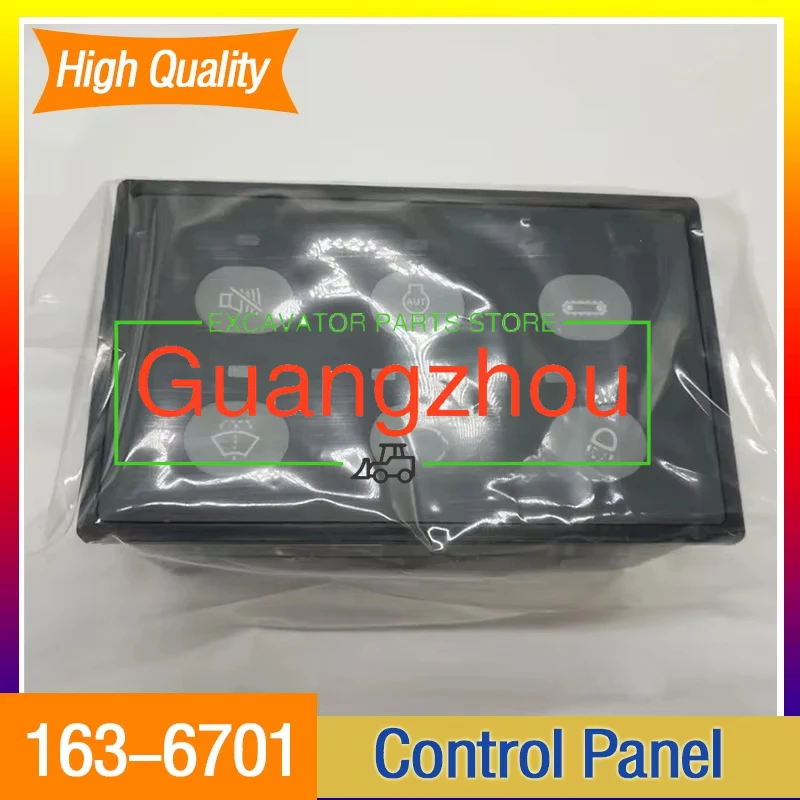 

For E320C E312C E311C High Quality Wiper Lamp Control Panel 1636701 Excavator Lamp Wiper Controller 163-6701 Engine Parts