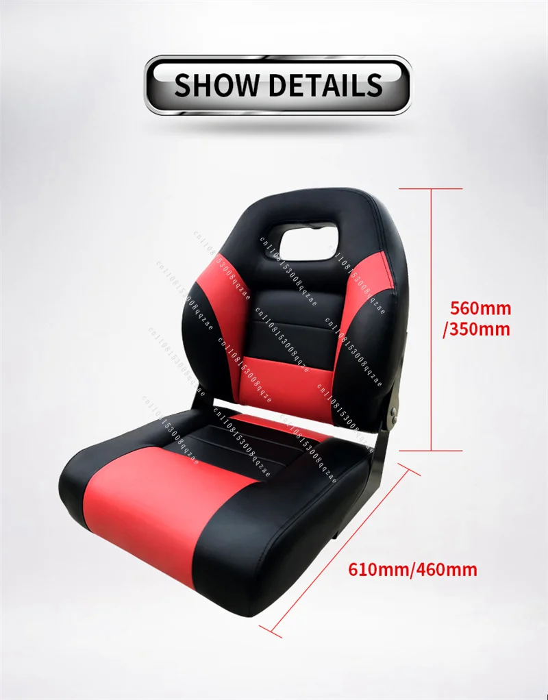 Pvc Boat Chairs Folding Boat Seat Fishing Pro Casting Deck Seat for Boat Bike Butt Chair Outdoor Speedboat Marine Lancha