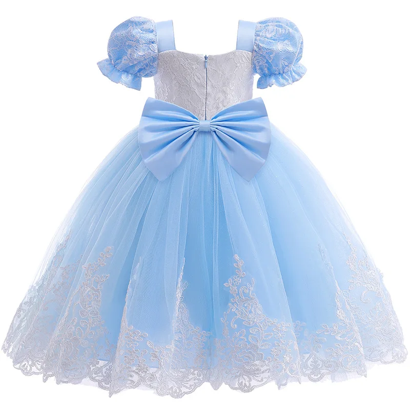 Wedding Dress Party Flower Dress Evening Costume Princess Cosplay Dress For Baby Girls Ball Gown Cinderella Luxury Clothes