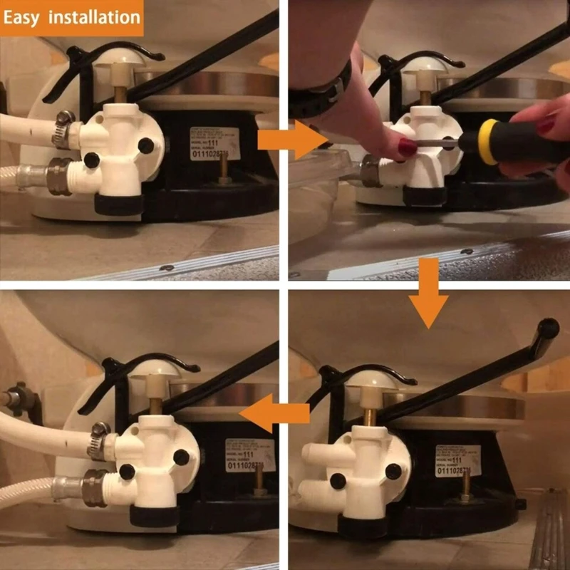 385314349 RVs Water Valves Upgraded Toilet Water Valves For Sealand