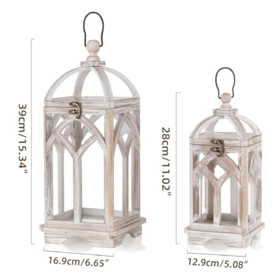 Farmhouse Lanterns Decorative Indoor: 11