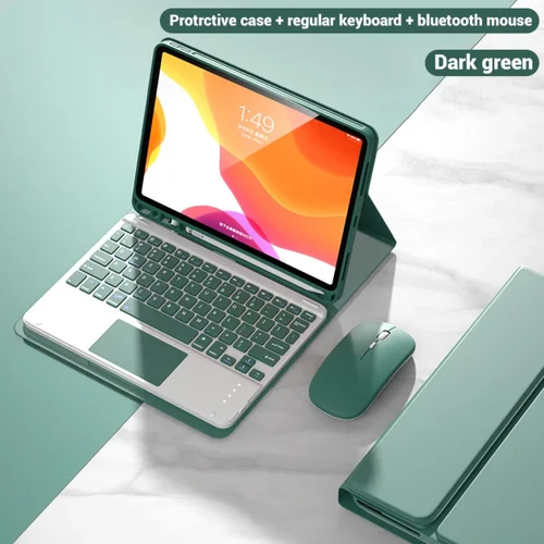 Imagen 1 del producto Funda con teclado para Samsung Galaxy Tab A11, 8,7 pulgadas, 2025 SM-X130 SM-X133 SM-X135, funda con teclado para tabletas Galaxy Tab A11 de 8,7""