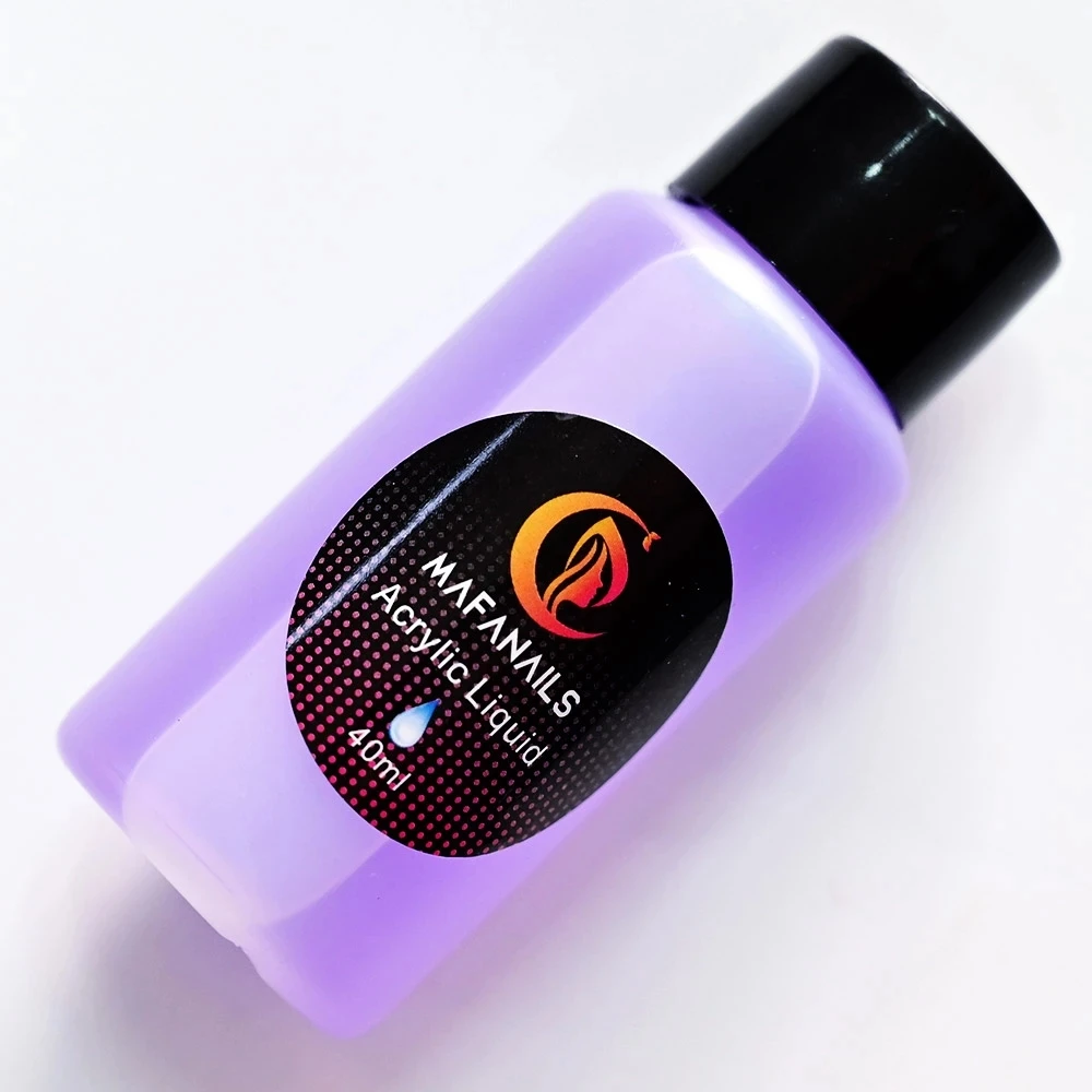 EMA-líquido acrílico para uñas, esmalte sin olor, solución para esculpir extensiones de uñas artísticas, herramientas de manicura, LY1-11, 40ml