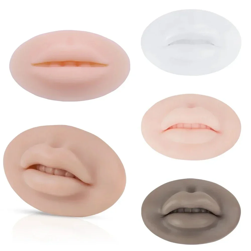 1pcs High Quality Silicone Lips Mold Tattoo Practice Fake False Skin for Lips Permanent Makeup Microblading Training Accessory