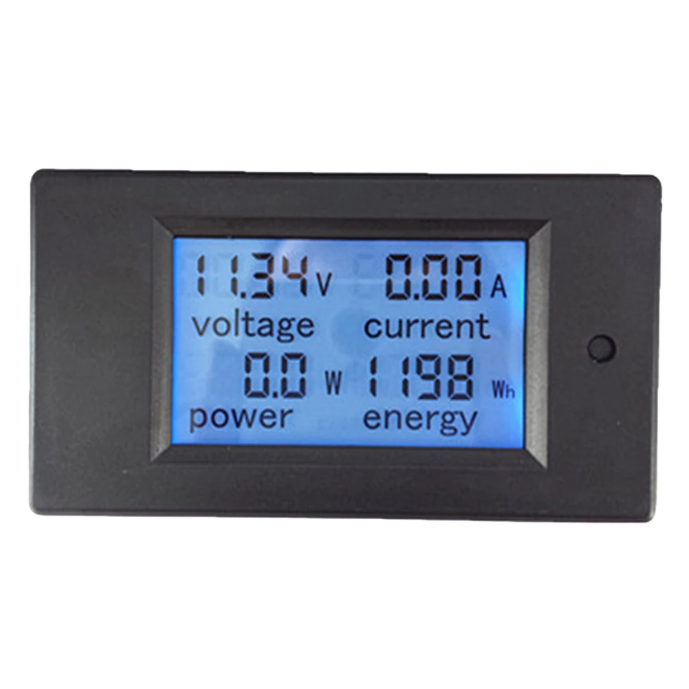 

Digital Electric Parameter Meter 6.5-100V LCD Display Multi Function Power Measure Voltage Current Storage Backlight Reset
