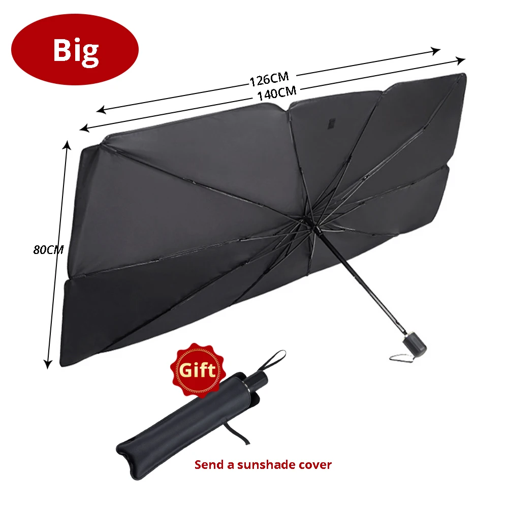 Multifunctionele Handige Opvouwbare Auto Voorruit Zonneschermen Interieur Protechor Accessorie Deel Auto Parasol Paraplu Voorzijde Covers