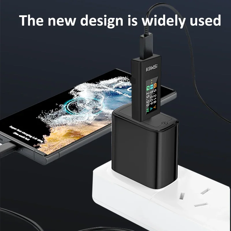 KWS-1902L Voltage Current Meter Multi-function Digital Display DC Voltage Ammeter Power Meter Type-c Cell Phone Charging Tester gallery 2