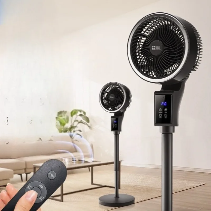 

Пульт дистанционного управления 360° ° Вентилятор циркуляции воздуха с вращающейся головкой, интеллектуальные напольные вентиляторы, вертикальные офисные вентиляторы с большой ветроэнергией