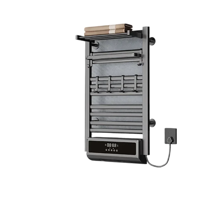 2-in-1 towel for household convection heater Bath towel heater with timer Bathroom radiator Electric towel heater