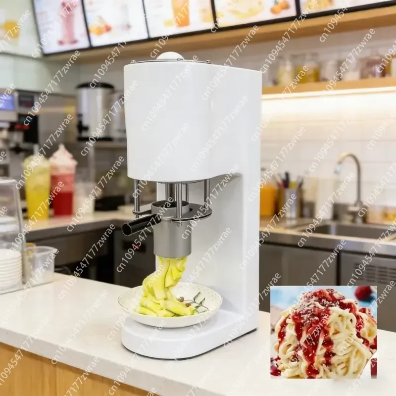 High Capacity Commercial Ice Cream Machine Stainless Steel Construction Milk-Based Dual Voltage for Restaurant Use