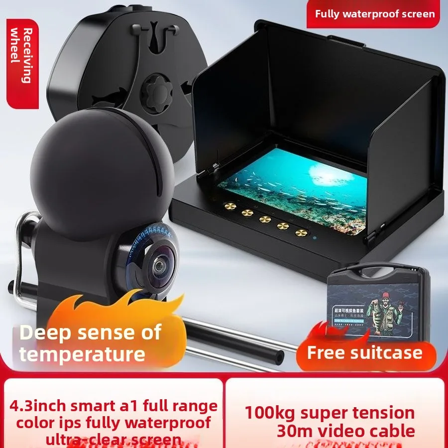 

Подводный детектор рыбьих плавников высокой четкости, видимый подводом детектор рыбьих плавников