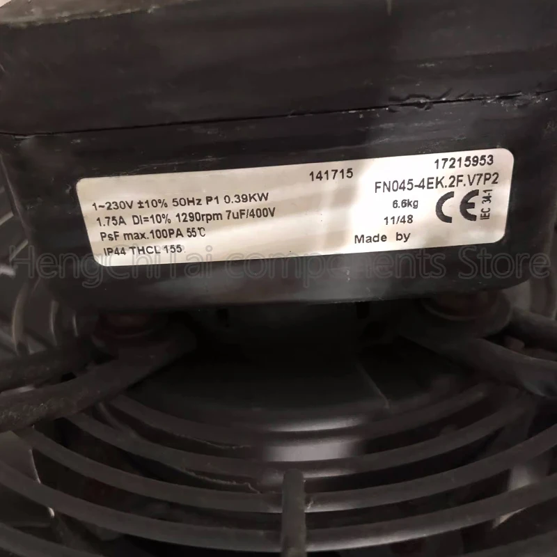 Original FN045-4EK.2F.V7P2 FN045-4EQ.2F.V7P2 57209749 230V390W cooling fan