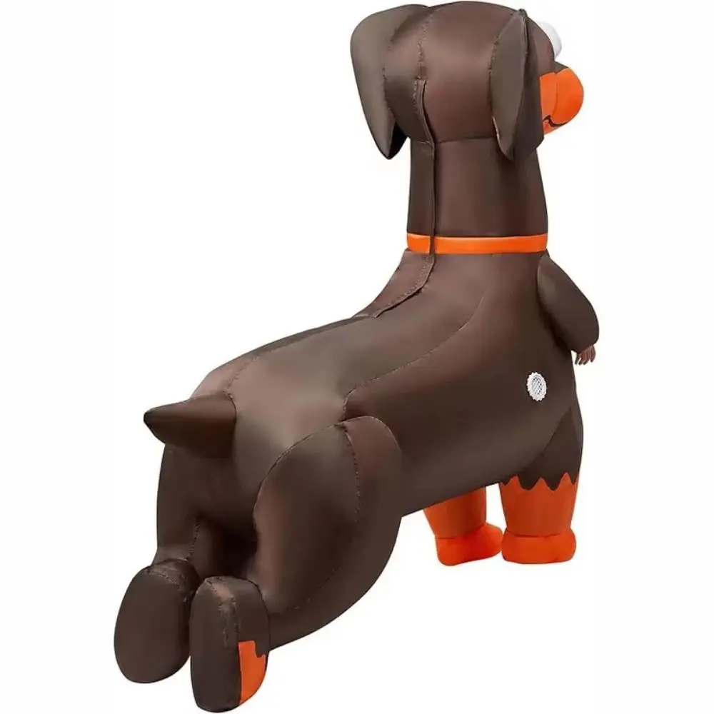 

Cartoon Inflatable Sausage Dog Costume Full Body Jumpsuit Funny Cute Sausage Dog Inflatable Suit Waterproof Lightweight