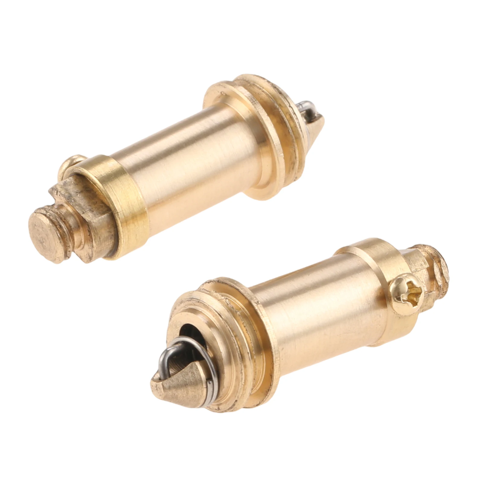 2pcs 28mm Sink Basins Spring Plug Bounce Valves Bolts Spring Drain Stopper Plug Bolts Fits Basin Wastes Brass Universal Fittings