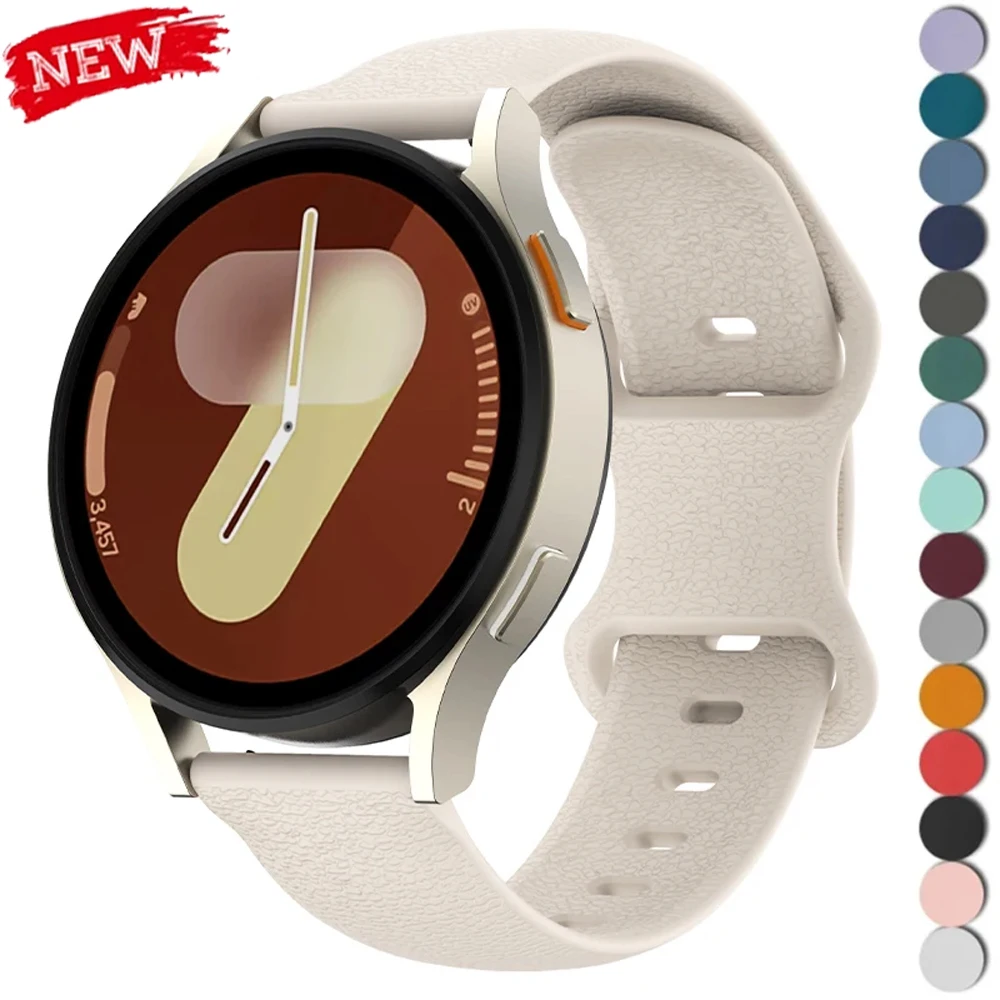 18mm 20mm 22mm Silikonarmband für Huawei Watch GT6 5 Pro 46mm 42mm Armband für Samsung Galaxy Watch 7 6 5 4 40mm 44mm Armband