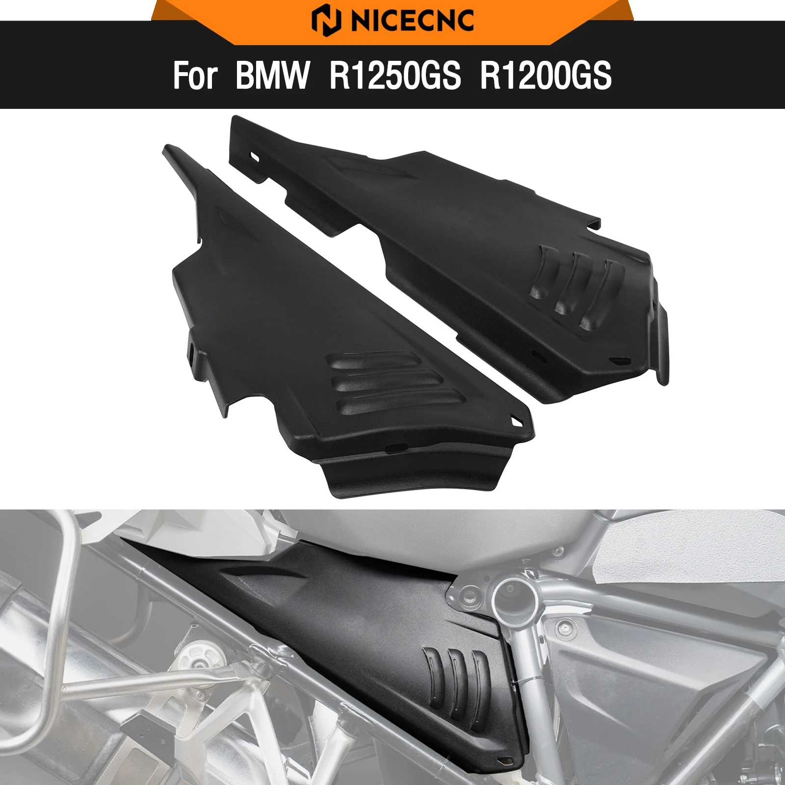 

For BMW R1250GS R1200GS Rear Frame Side Panel Covers R 1250GS R1250 GS R 1250 GS 2018-2023 R 1200GS R1200 GS R1200 GS 2013-2018