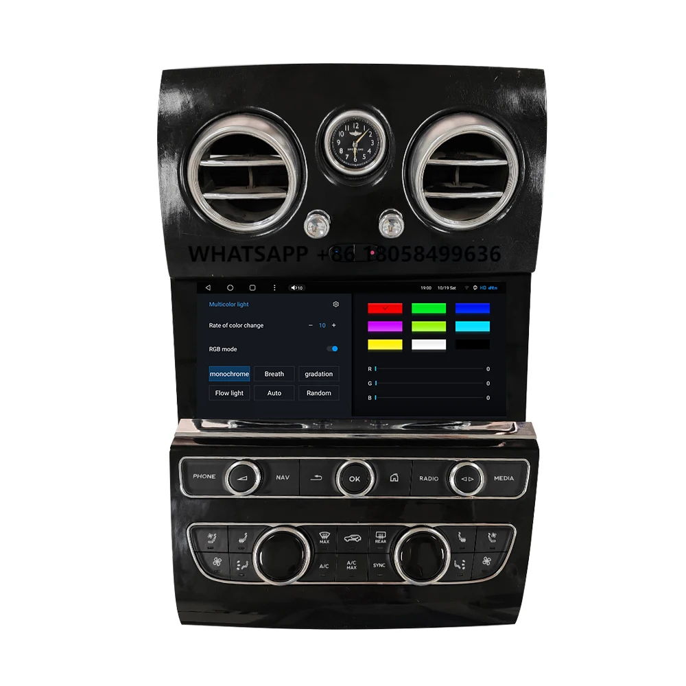 

10.1 Inch Android DVD Radio Player for Bentley Continental Wireless CarPlay Android Auto Stereo Head Unit Car Multimedia
