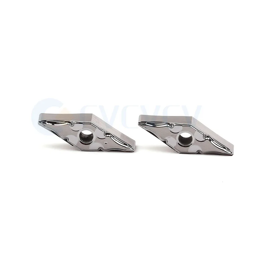 Imagem -03 - Cnc Torno Ferramentas Carboneto Lâmina de Torneamento Resistente para Processamento de Alumínio de Alta Qualidade Vnmg160402 160404 160408-ha H01