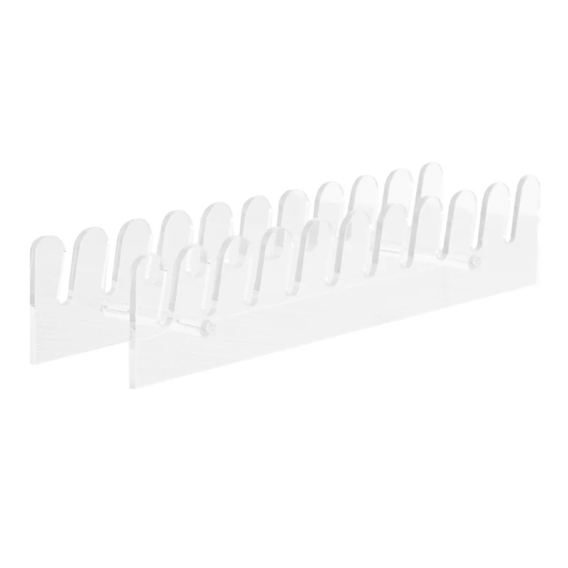 ABKS-organisateur de chapeaux présentoir de chapeaux transparent bords lisses et arrondis rangement de chapeaux pour placard commode chambre