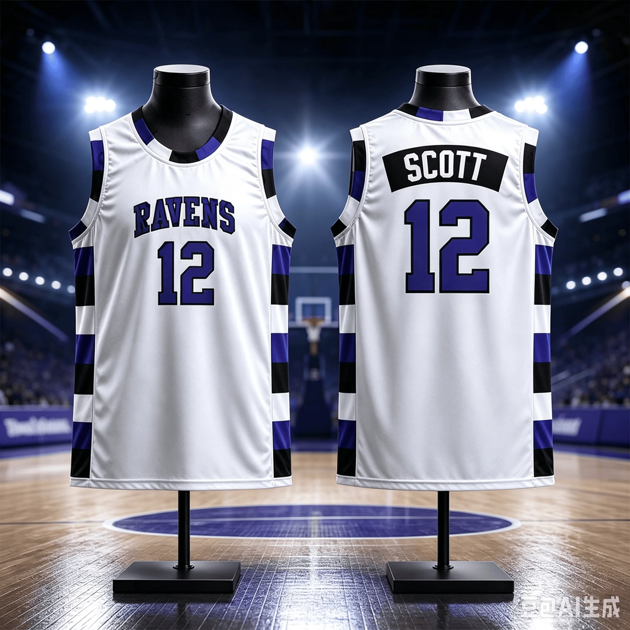 One Tree Hill Ravens Retro-Basketballtrikot Unisex Atmungsaktives Sport-Tanktop für Männer, Frauen und Kinder, inspiriert vom Film – Detail 1
