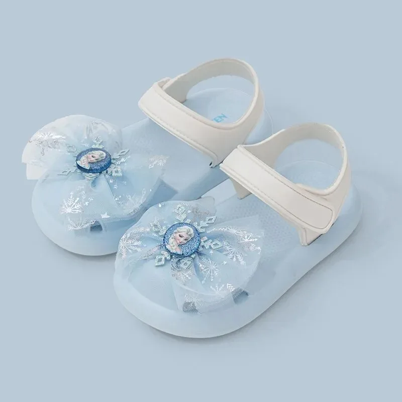 

New Disney kids cartoon frozen sandal cute soft Princess shoes