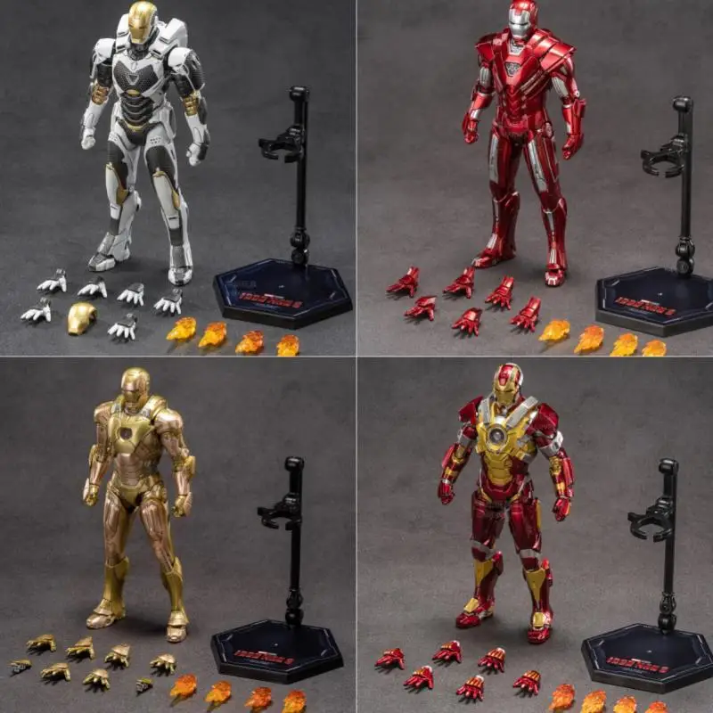 

ZD Toys Marvel Iron Man Mk39 MK33 1/10 Anime Action Figure Collection Model Doll Room Decoration Adult Toy Robot Halloween Gift