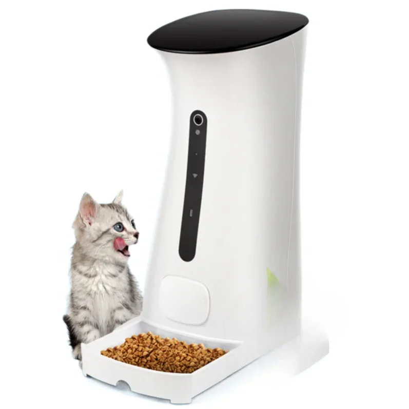 

z High Quality APP Control Smart Automatic Pet Feeder Timing With Camera Cat Dog Food 7l Pet Food Dispenser