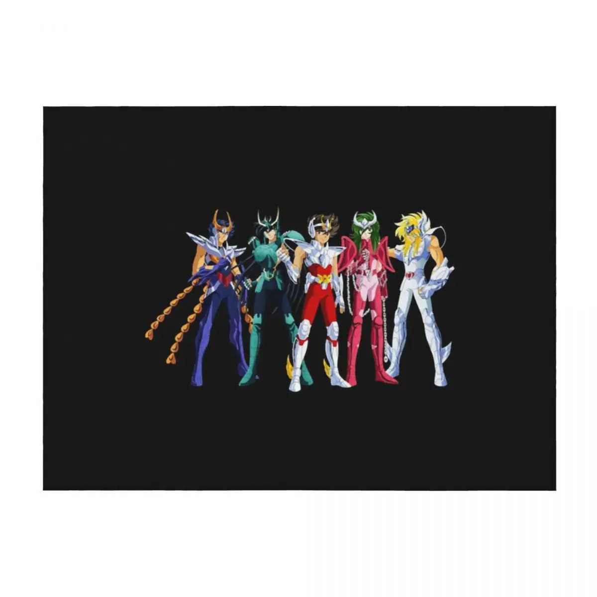 

Bronze Saints No.2 Essential Throw Blanket Decorative Sofas manga Single Luxury Thicken Blankets