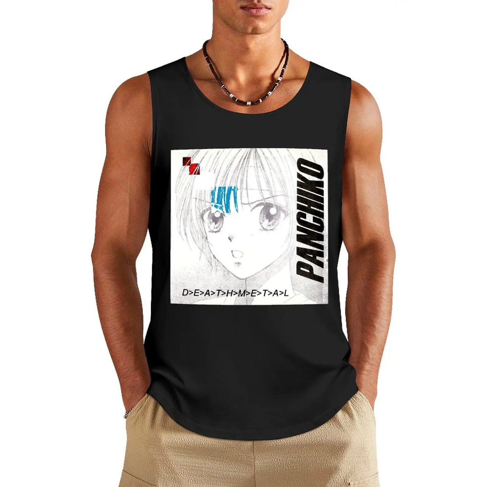 

Death metal panchiko Tank Top Men's gym Men's sleeveless vest for men