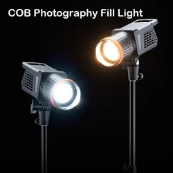 40W LED Lamp 3000k-6000k Photography Light Spotlight 4-color Filter Hair Video Light for Portrait Flash Studio Accessories Youtu