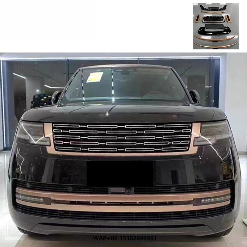 

RR 2023 Year Vogue Glossy Black Grilles Fender Flares Body Parts RR Rear Door Molding Front Lips Rear Bumper Cover Auto Parts